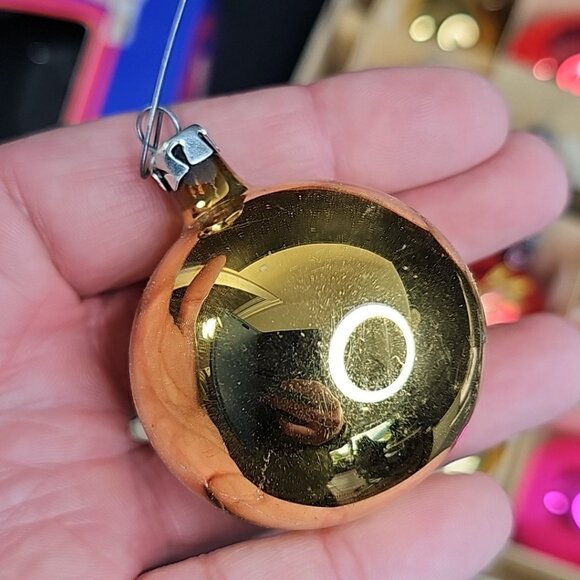 Vintage Christmas Ornaments 12pcs Various Types Glass Read - Picture 14 of 16